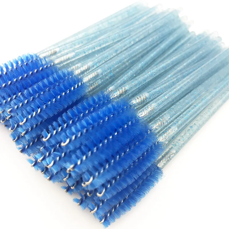 LTWEGO new eyelashes brushes makeup 50pcs individual disposable mascara applicator comb wand lashes tools |