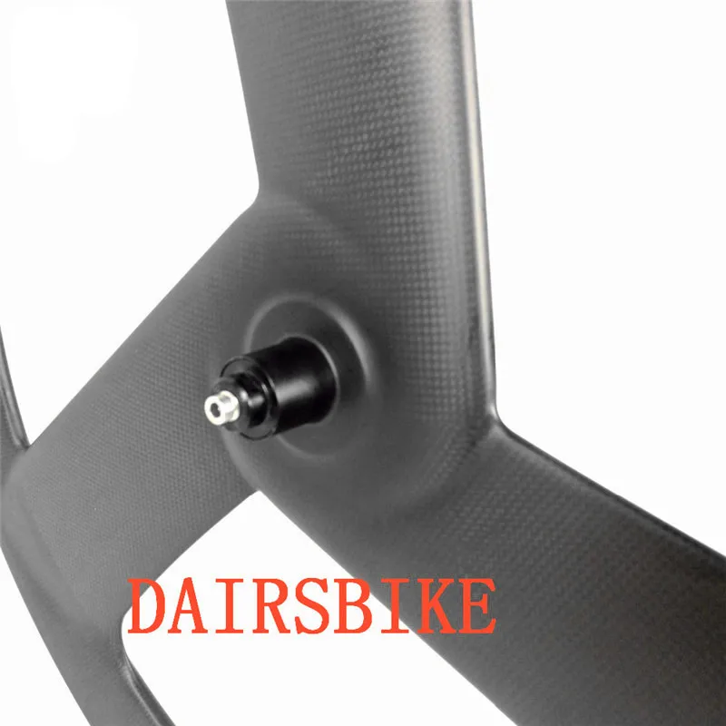 free shipping 700c carbon road spokes wheels road bike 3 spokes wheels bicycle raod wheelset spokes wheels 900g