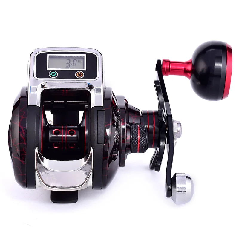 

Digital Display fishing Reel With Line Counter Reel Fishing 14+1 BB Ball Bearing Baitcaster 6.3:1 One-way Fishing Coils Wheel