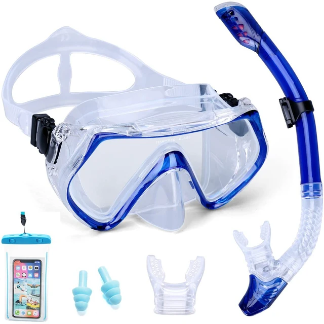 Snorkel Mask Foldable Anti-Fog Diving Mask Set with Full Dry Top System for  Free Swim Professional Snorkeling Gear Adults Kids - AliExpress