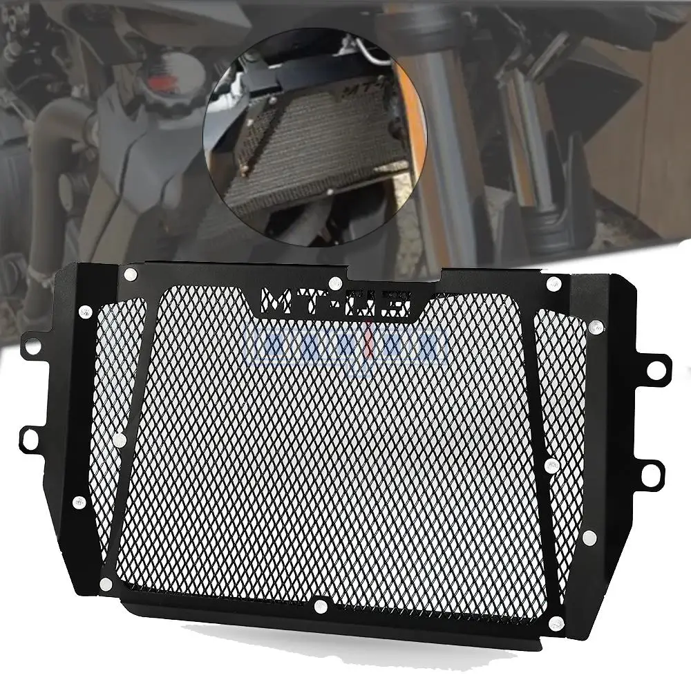 For Yamaha MT-03 MT03 MT 03 2015 2016 2017 2018 2019 2020 2021 Motorcycle Aluminum Radiator Grille Grill Guard Cover Protector