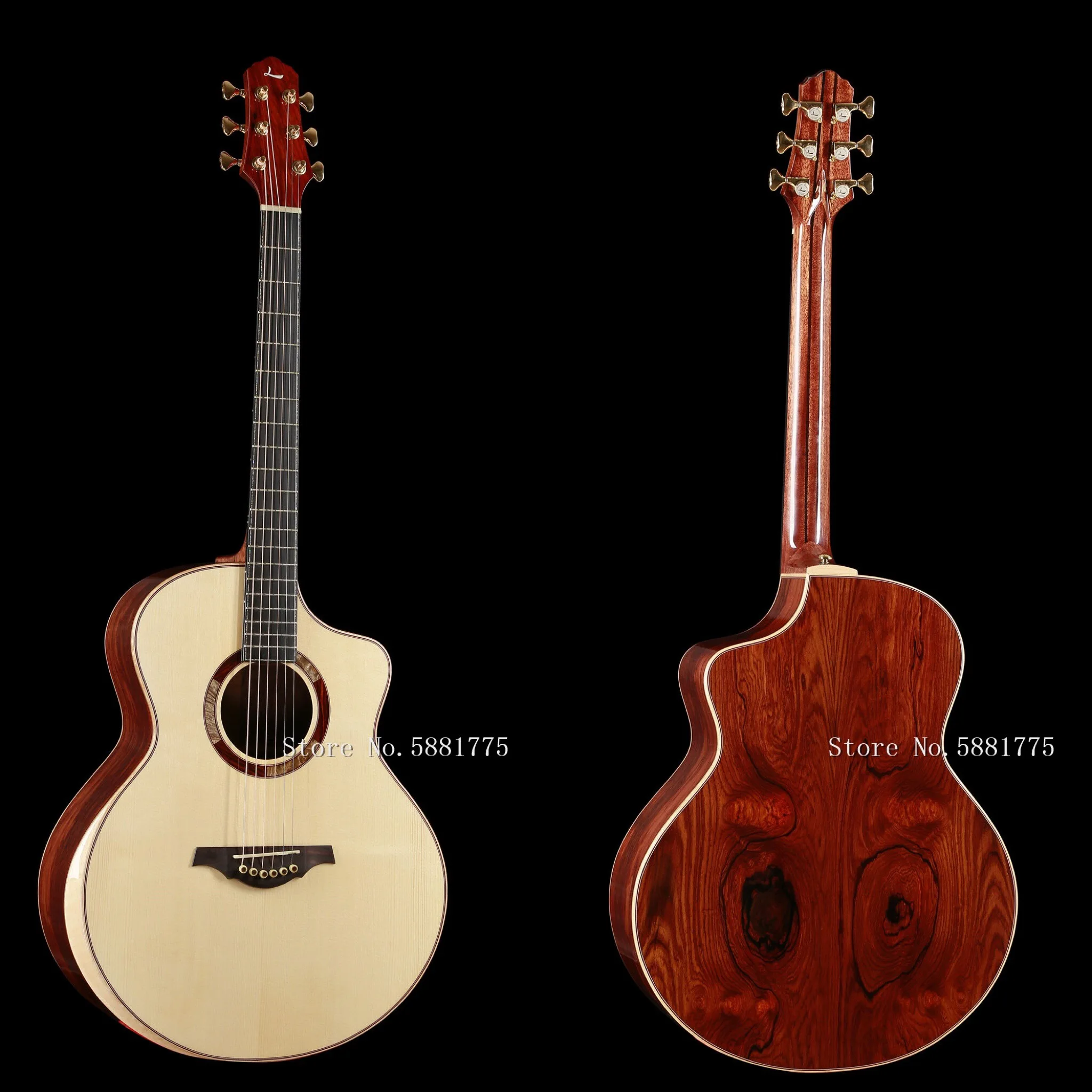 LeChantLYJC80A41inchacousticguitarsolidEuropeansprucetop