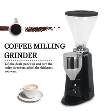 

Electric Quantitative Coffee Grinder 64mm Flat Burr Automatic Dispensing Used For Italian And Hand-made Coffee Commercial 220V