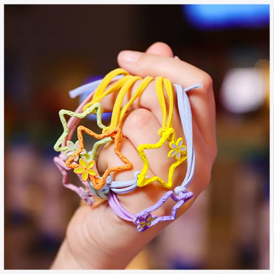 

Children Scrunchies Ponytail Holder Rubber Bands Women Elastic Hair Bands for Girls Cute Ponytail Holder Accessories