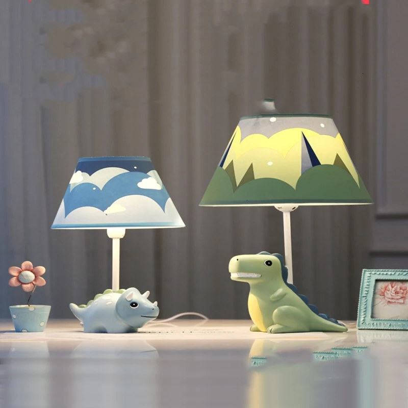 

Dinosaur Remote Control Led Desk Lamp Eye Protection Study Lamp Cozy Children Room Table Lamp Cheap Bureaulamp Modern Abajur