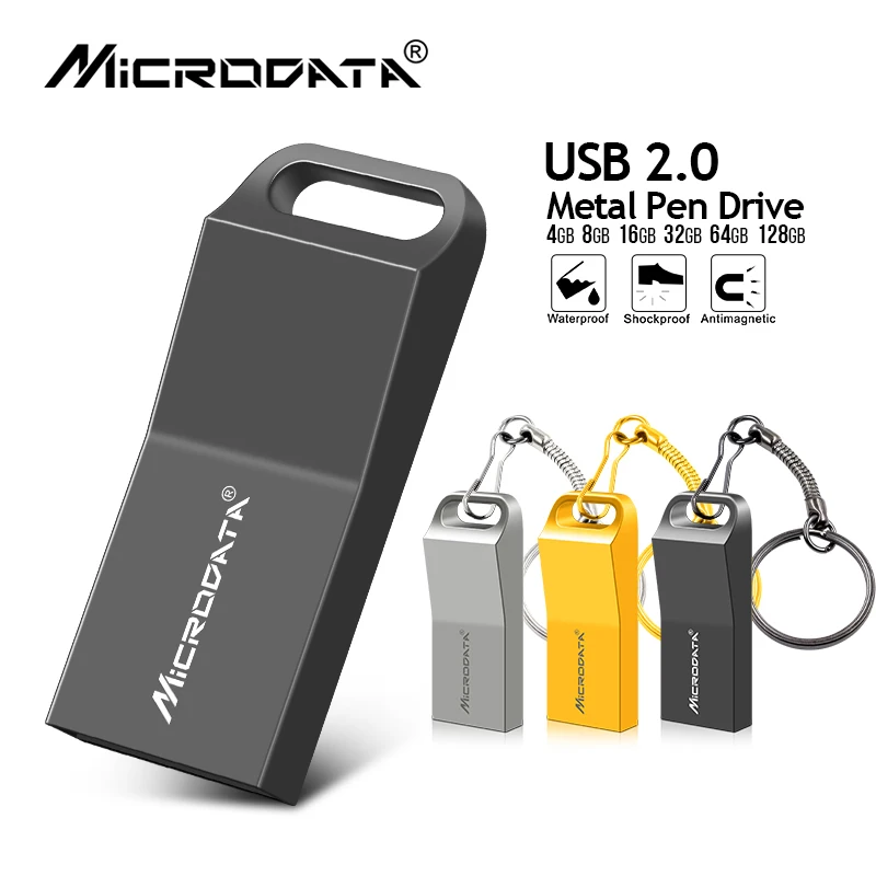 

2019 New Key USB flash Drive 32GB Metal High Speed Pendrive 64GB 8GB 128GB USB Flash Memory Stick Pen Drive 16GB USB Stick
