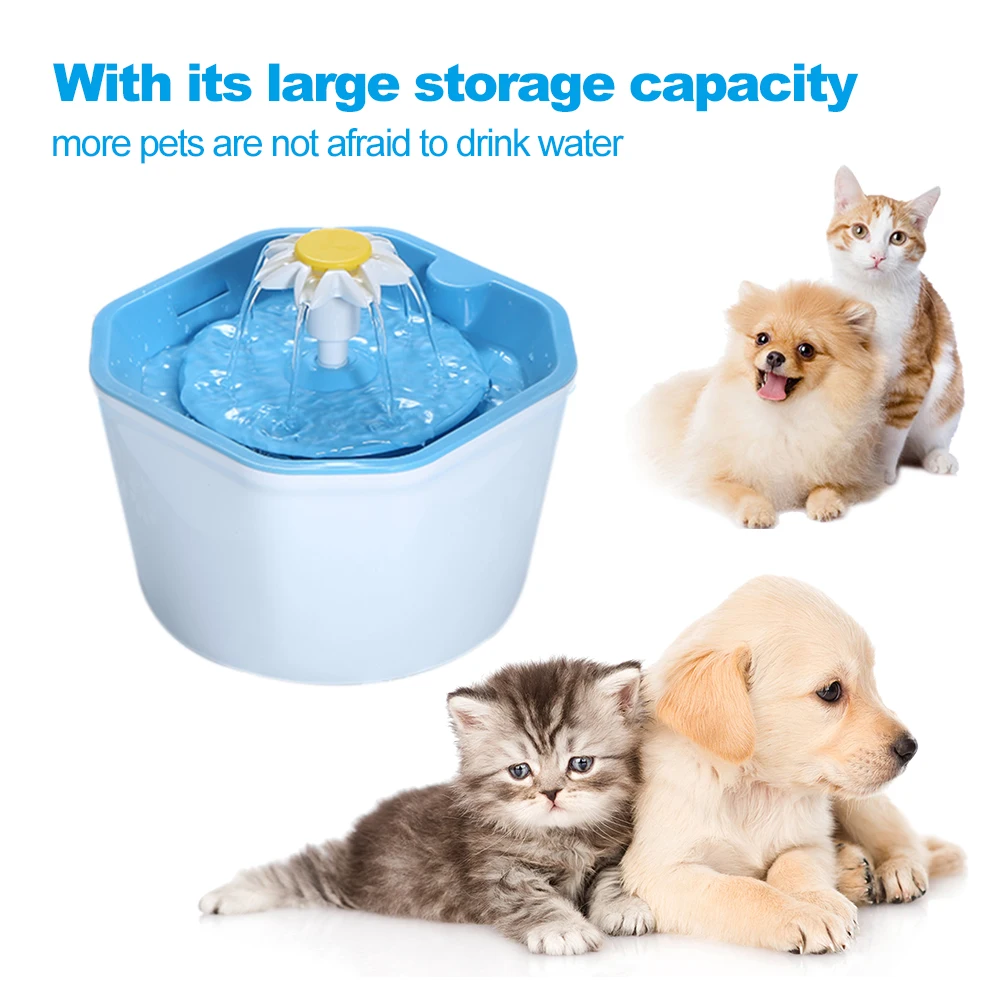 auto drinker for cats feeder pets bowls water fountain cat waterer food accessories dispenser
