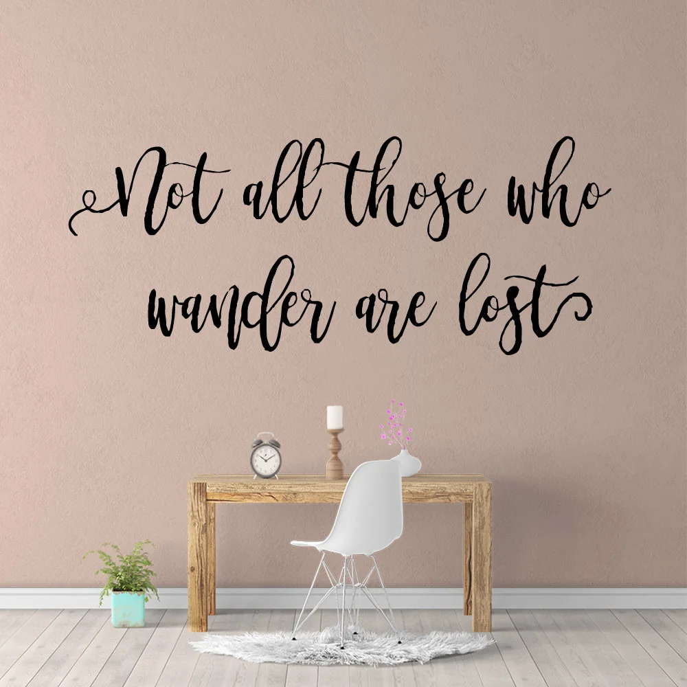 Beauty English Sentence Wall Mural Removable Wall Decal For Home Decor