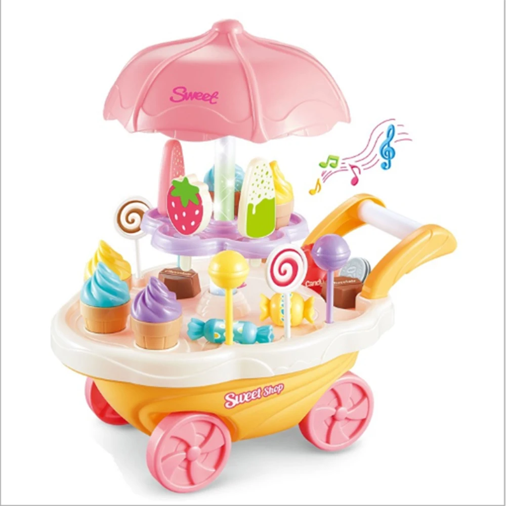 Бесплатная доставка детская вращающаяся платформа Mini Market Sweet|Играем в магазин| |