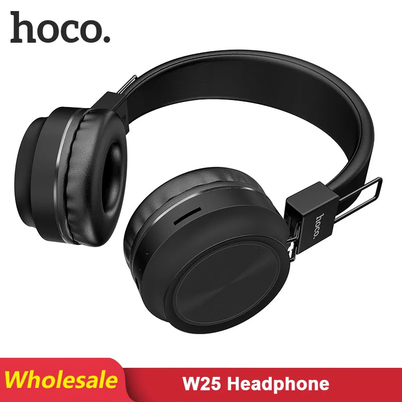 HOCO W25 2 шт./лот оптовая продажа беспроводные наушники Bluetooth гарнитура складные