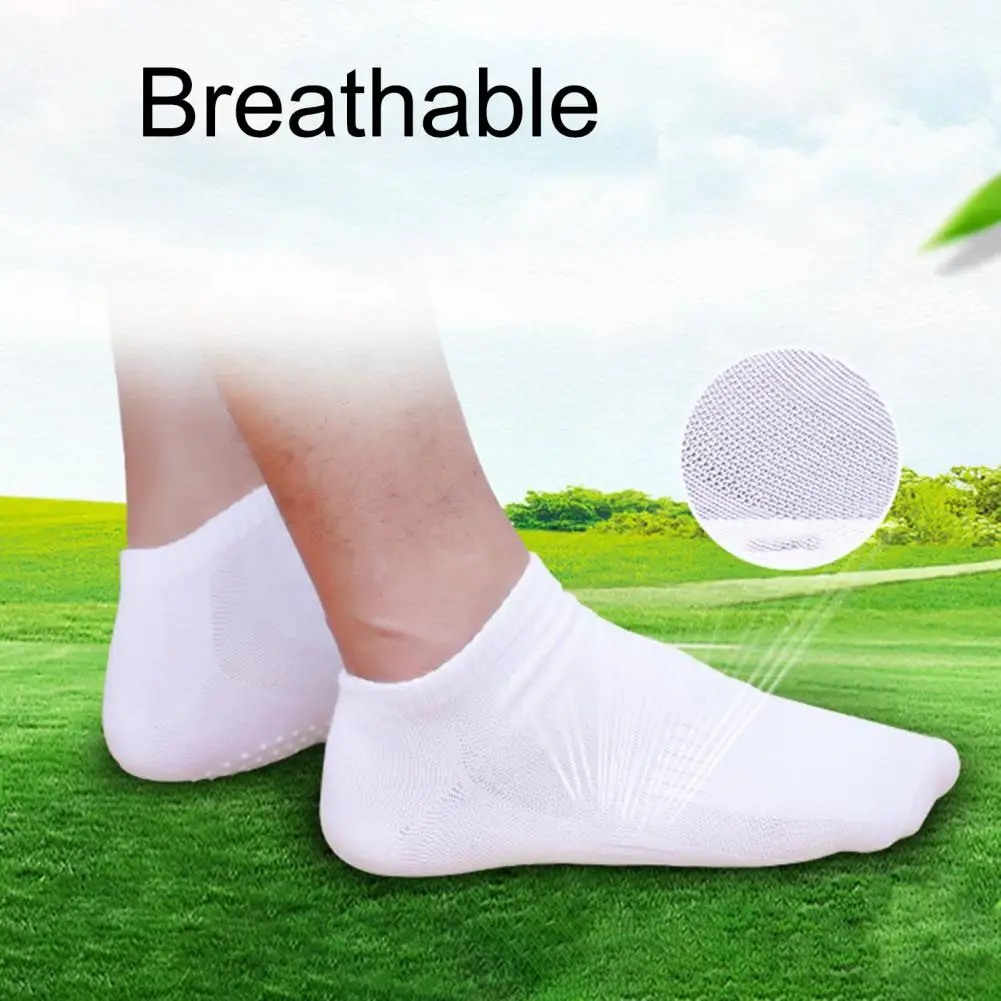 1 Pair Yoga Socks Non-slip Breathable Sweat Absorption Grip Socks Cotton Anti-slip Unisex Soccer Men Women Sports