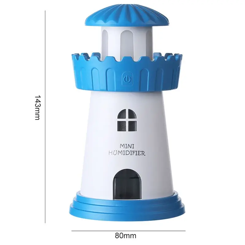 150 мл модный светодиодный светящийся увлажнитель воздуха, usb-увлажнитель воздуха, очиститель воздуха для автомобиля, офиса, дома, подарок: синий