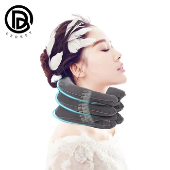 

GEDRET Air Cervical Neck Tractor Inflatable Device Neck Support Collar Vertebra Orthopedics Massage Neck Relaxation Brace