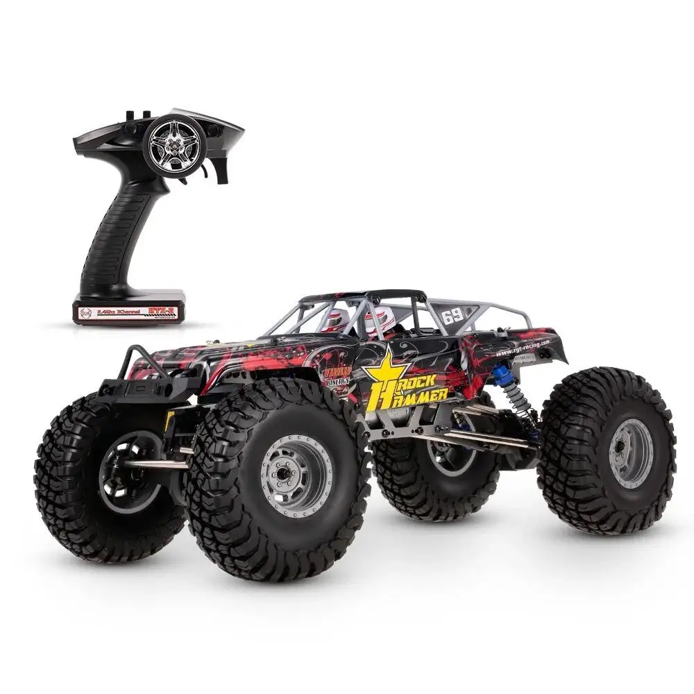 JJRC RGT 18000 1/10 2,4 GHz 4WD водонепроницаемый гоночный Радиоуправляемый автомобиль внедорожник Рок Гусеничный RTC RC игрушка