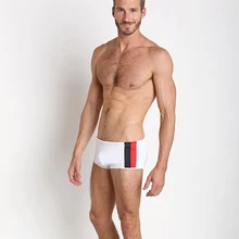 Для мужчин мужские плавки сексуальные с заниженной талией, черный спортивный, быстро сохнут, Шорты для плавания дрейфующий