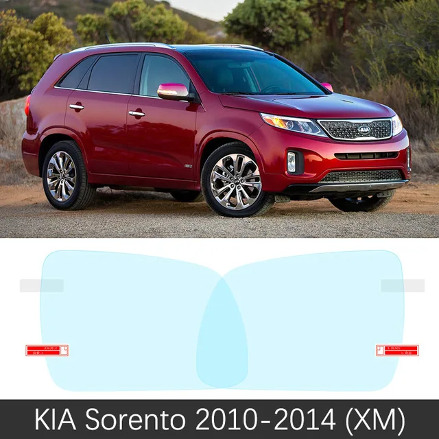 Для Kia Sorento 2010~ XM UM полное покрытие противотуманная пленка зеркало заднего вида дождестойкий аксессуары Prime R 2013 - Название цвета: Sorento 2010-2014