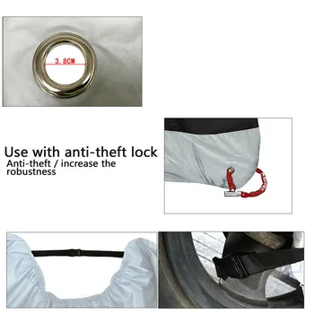 

Breathable Motorcycle Cover UV-resistant Anti-fading Waterproof With Storage Bag
