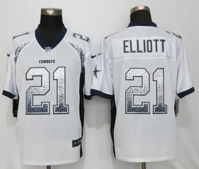 COLOR AS PHOTO SHOWN Stitiched, Dallas s Ezekiel Elliott Elite для мужчин Джерси - Цвет: COLOR AS PHOTO SHOWN