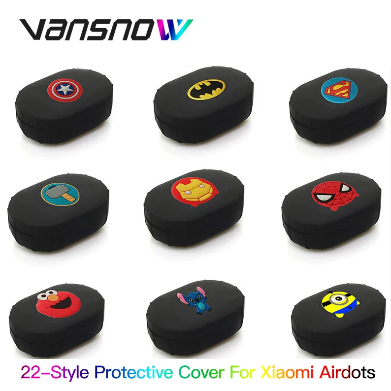 Чехол Vansnow для Xiaomi Redmi Airdots чехол Global TWS версия силиконовый чехол для наушников чехол для Redmi Airdots наушники