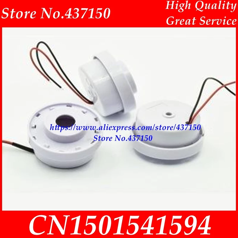 

45MM Large size High decibel white plastic case Piezoelectric active buzzer Small speaker pulse intermittent intermittent sound