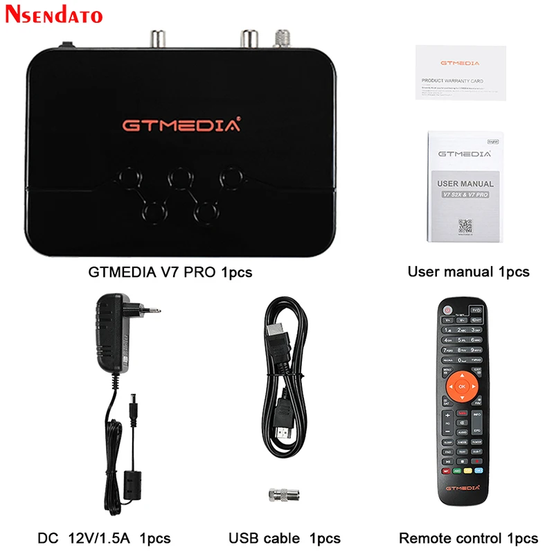 Cartão de tv Caixa de tv S2x + t Wi-fi para H.265 Nova Gtmedia Dvb-s - s2 t2 Decodificador ca Via Satélite Receptor Embutido Biss Chave Youtube 2021 v7 Pro - Image 6