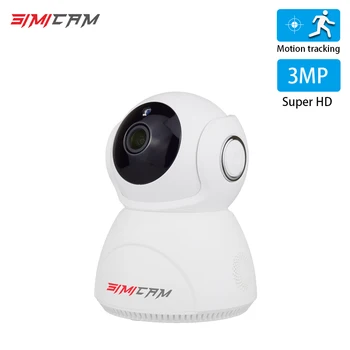 

Ultra HD 3MP 1080P 1536P WiFi Home Security Surveillance Camera Wireless IP Camera CCTV Baby camera Smart Auto Tracking simicam
