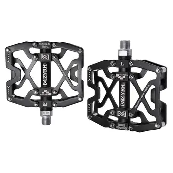 

Ansjs Mountain Bike Pedals, Ultra Strong Colorful CNC Machined 9/16" Cycling Sealed 3 Bearing Pedals