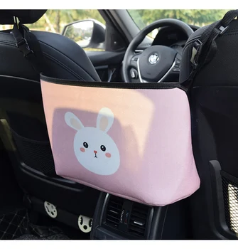 

Cute Women Car Seat Organzier Trunk Organizer Storage Bag Fabric Hanging Stowing Tidying Car Accessories Interior 7045