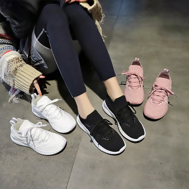 2019 Модные женские носки дышащие сетчатые повседневные кроссовки Wild tenis feminino