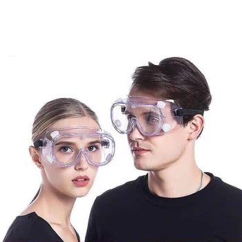 

Work Wear Anti Virus Safety Goggles Anti Fog Dust Glasses Eye Protection Fully Sealed Anti Spray Translucent Clear Goggle