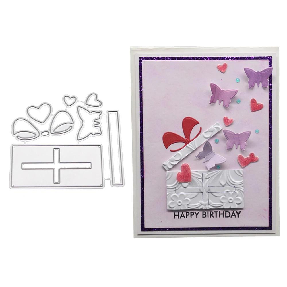 Bow Die Metal Cutting Dies Craft Embossing Cutting Dies Stencils for Scrapbooking Photo Album Greeting Card DIY Decoration