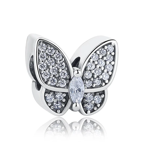 925 пробы, серебряные подвески, бусины, подходят к оригиналу Pandora, очаровательный браслет, божья коровка, кошка, собака, бусины Минни, для рукоделия, для изготовления женских ювелирных изделий - Цвет: PY1377
