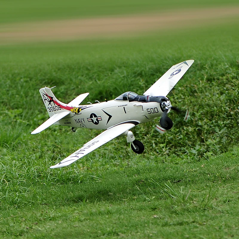 

4 CH TopRC Gray Mini A1 Skyraider RC Warbird Airplane ARF