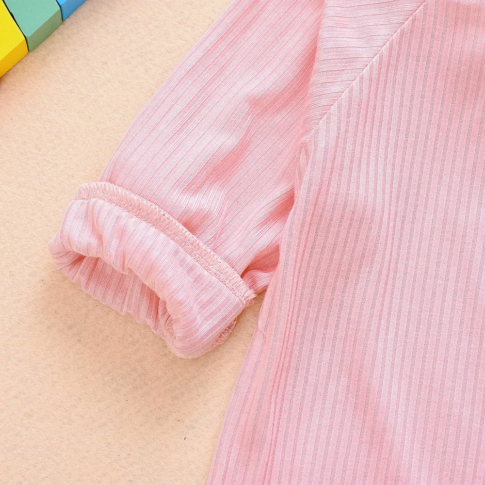 New Newborn Baby Girls Rainbow Colorful Printed Long Sleeve Winter Cotton Romper Kid Jumpsuit Playsuit Outfits Clothing 0-24M