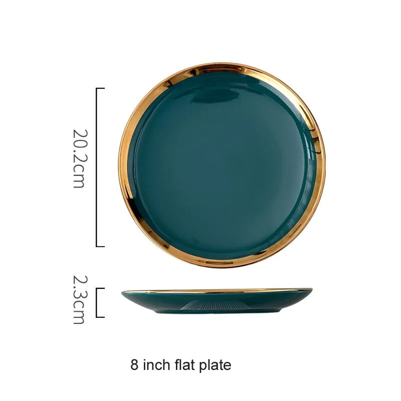8 inch flate