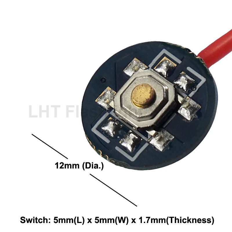 KX70 32 мм 4A 1-cell 6-Mode Boost Driver монтажная плата с боковым выключателем для Cree XHP70 6V(1 шт