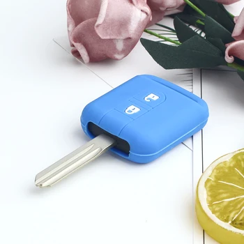 Cover chiave telecomando per Nissan Qashqai Micra Navara Nota X-Trail Almera 2 Bottoni - KEYYOU Del Silicone di trasporto Remote Copertura Della Cassa Chiave Per Nissan Qashqai Micra Navara