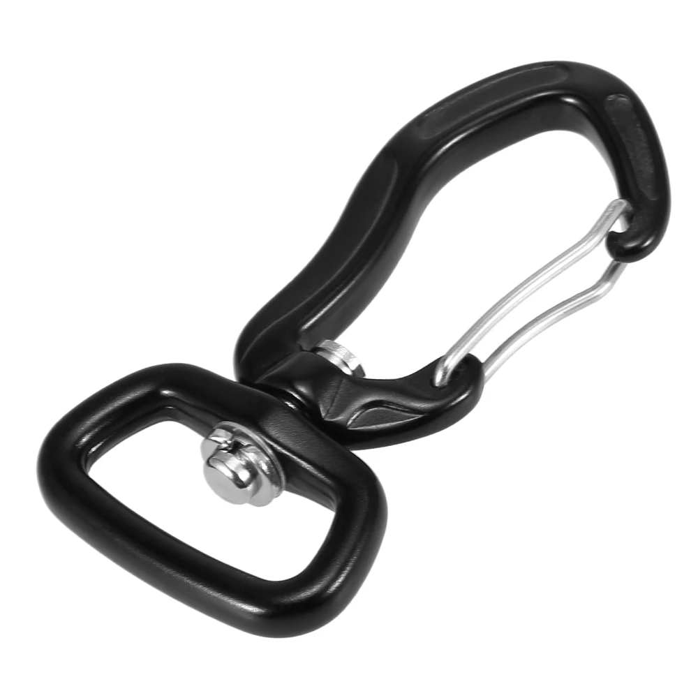 Outdoor Swivel Carabiner Clip 360 Rotatable Spinner Carabiner Small Wiregate Carabiner Rotational Hammock Climbing Clip Hook