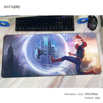 

Spider-Man mouse pad 700x300x4mm gaming mousepad anime Birthday office notbook desk mat present padmouse games pc gamer mats