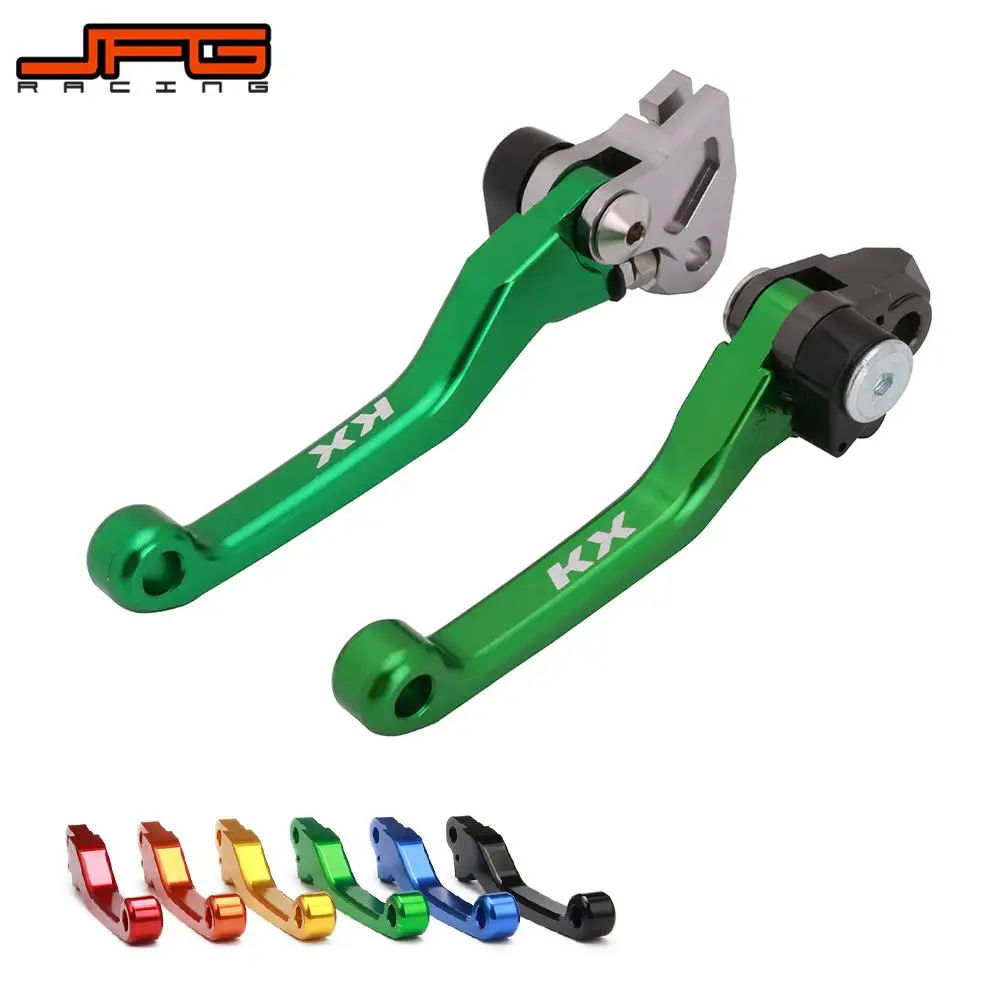 

Motorcycle CNC Aluminum Brake Clutch Lever Custom Made For KAWASAKI KX65 00-17 KX85 01-17 KX125 00-05 KX250 00-04 KX250F 2004