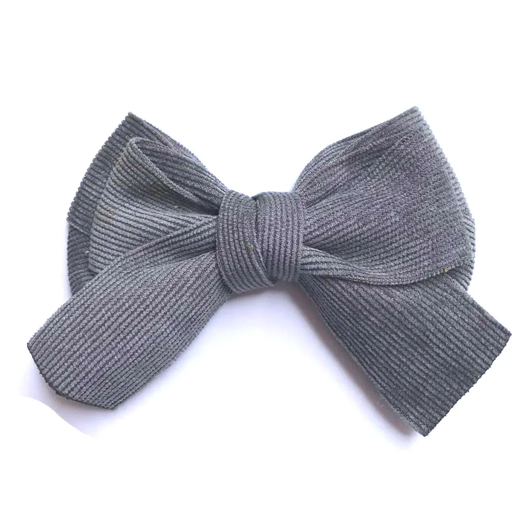 

Korean-style Fabric Simple Barrettes Stripes Solid Color Bow Shoes Flower Shop Material Accessories Zama Thyrsiflora Hair Access