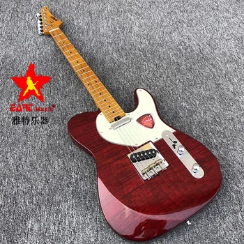 Preise Auf Lager Top Qualität EART Elektrische Gitarre Mit Wilkinson Brücke, ARTEC TRC44 Pickup,Mint Grün Schlagbrett, Gitarre Freies Verschiffen