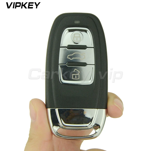 Clé de voiture Boîtier de clé Smart 3 boutons - FCC 8T0959754C adapté pour clé  Audi A4