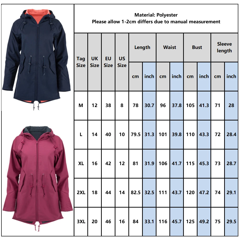 3XL Женская ветрозащитная верхняя одежда зимняя водонепроницаемая куртка с капюшоном теплое бархатное длинное пальто уличная спортивная ветровка D35