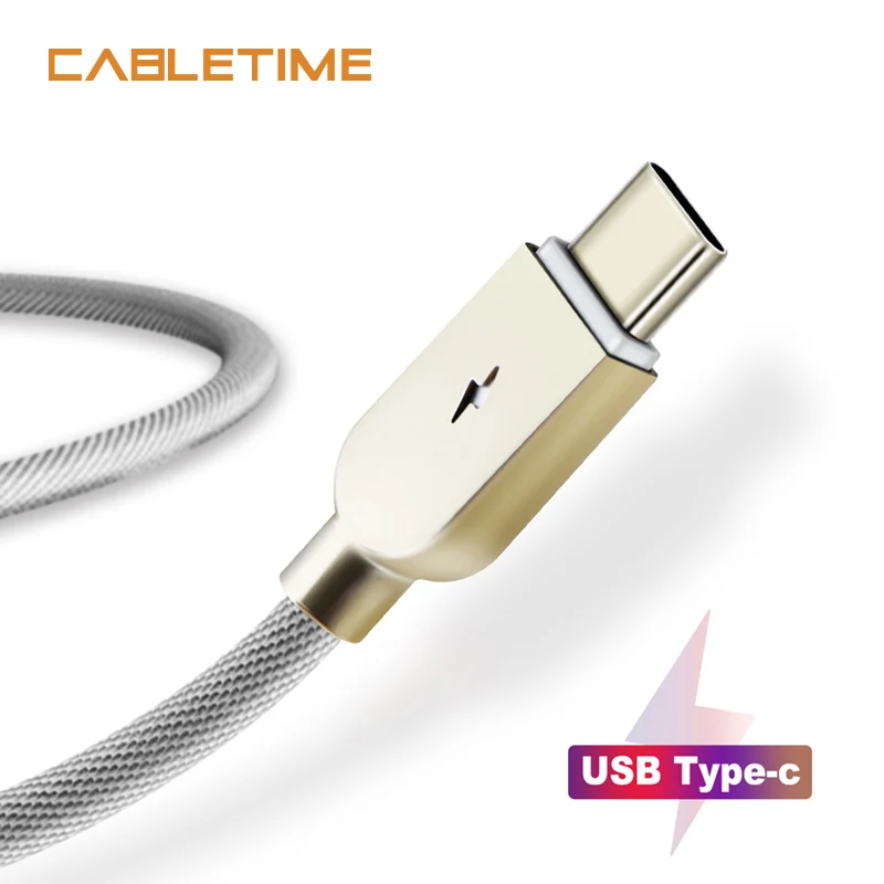 

CABLETIME USB C Cable for Oneplus 5 USB C Charge Cable Power insulation Charge Type C Cable for Samsung S9 Huawei Xiaomi N157