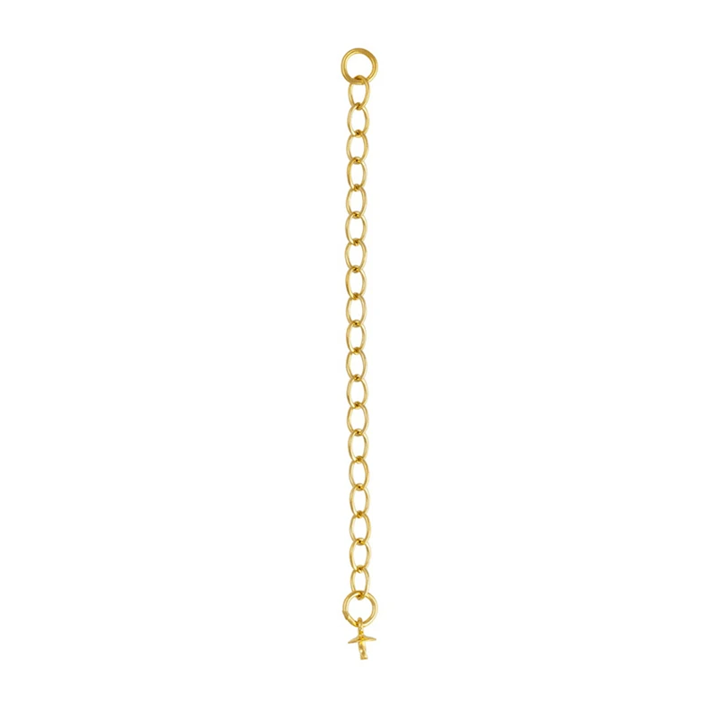 14K Gold Filled Cable Chain Drop Charm 1/20 14kt Gold Drop Pendant for Jewelry Making DIY Jewelry Accessories Jewelry Findings