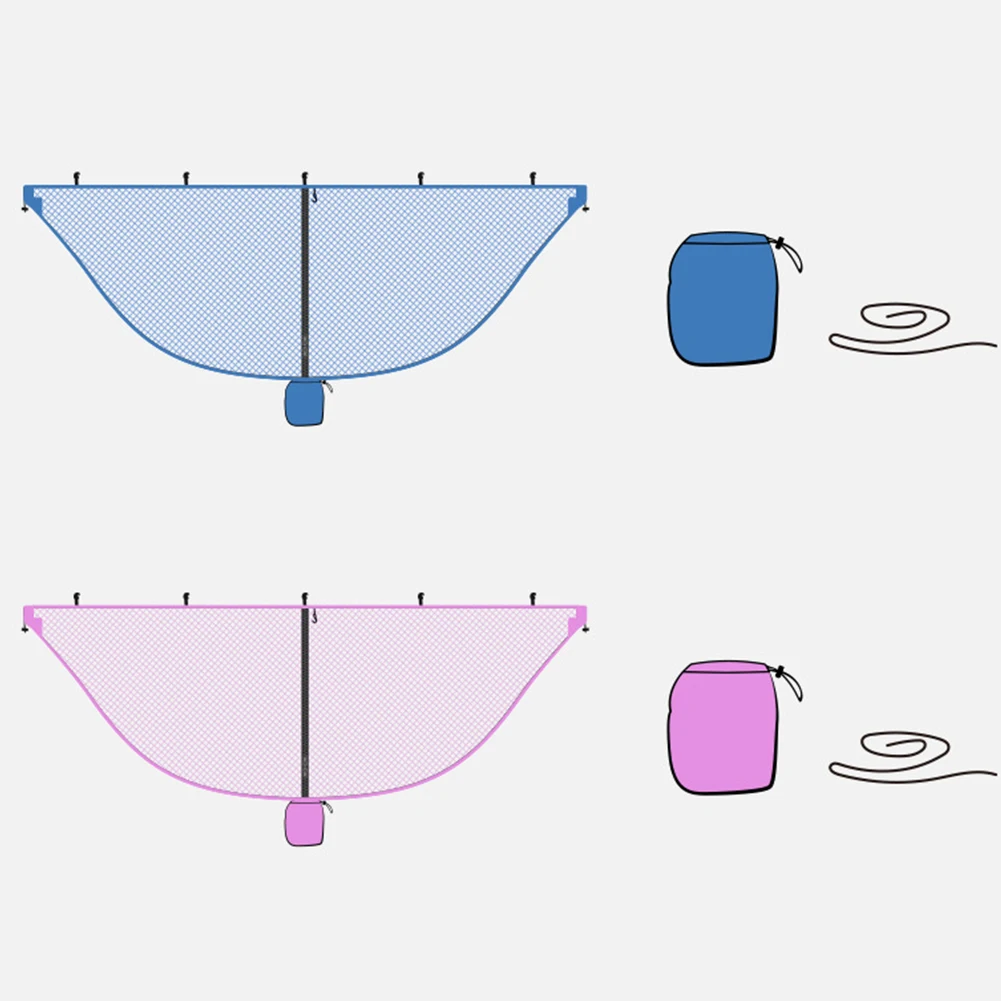 Сетка-гамак аксессуары отделяющие легкий открытый двойной молнии от насекомых Комаров 360 градусов защиты двусторонний части пешего туризма