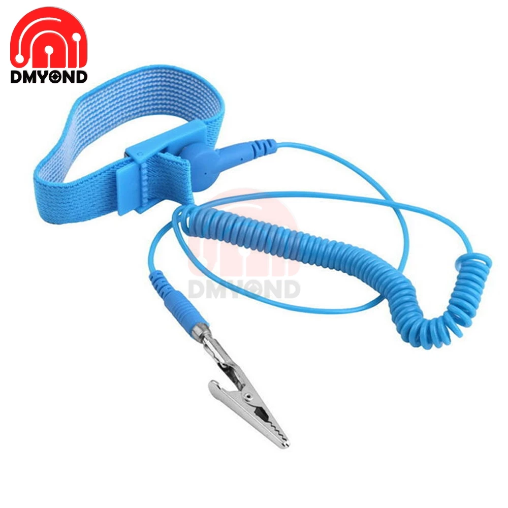 2 Meters Cable Anti Static ESD Wrist Strap Ground Static Discharge Band