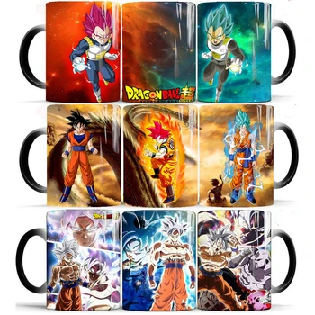 

Dragon Ball Z Super Saiyan Goku blue hair Mug Color Changing Mugs coffee tea cup best gift for your boy friend