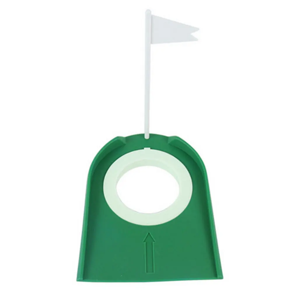 

Indoor Golf Putting Cup With Hole Flag Training Putter Practice Aid Home Yard Outdoor Training Trainer Aids Tool Adjustable Hole